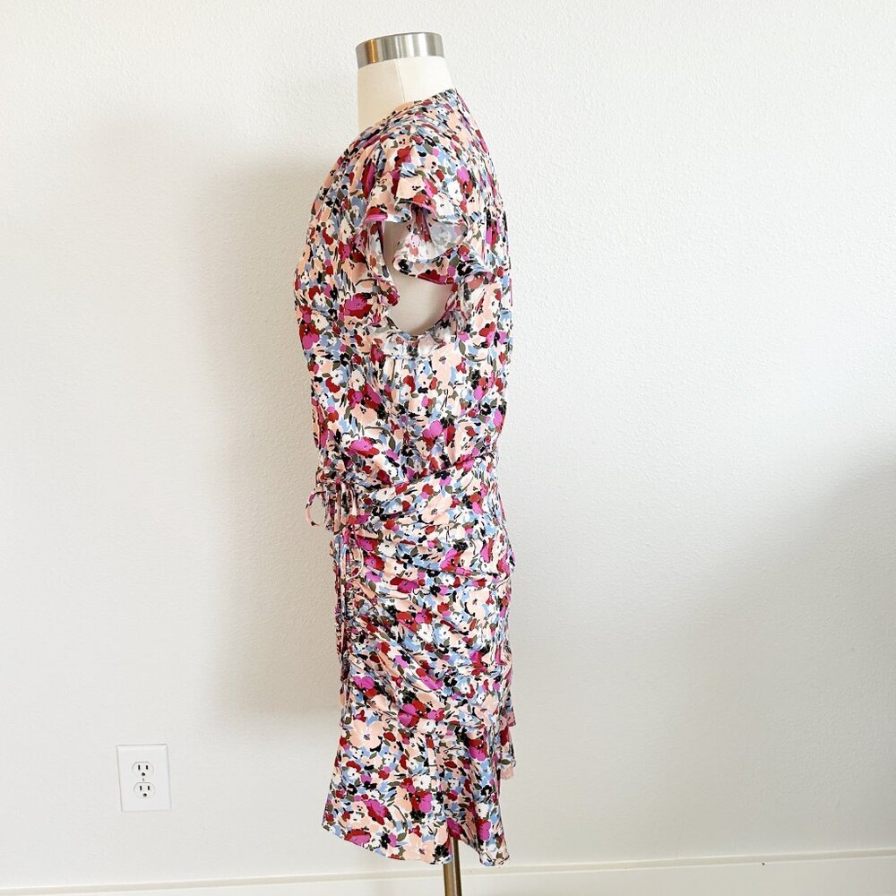 Veronica Beard Marla Ruched Mini Dress - Picture 8 of 13